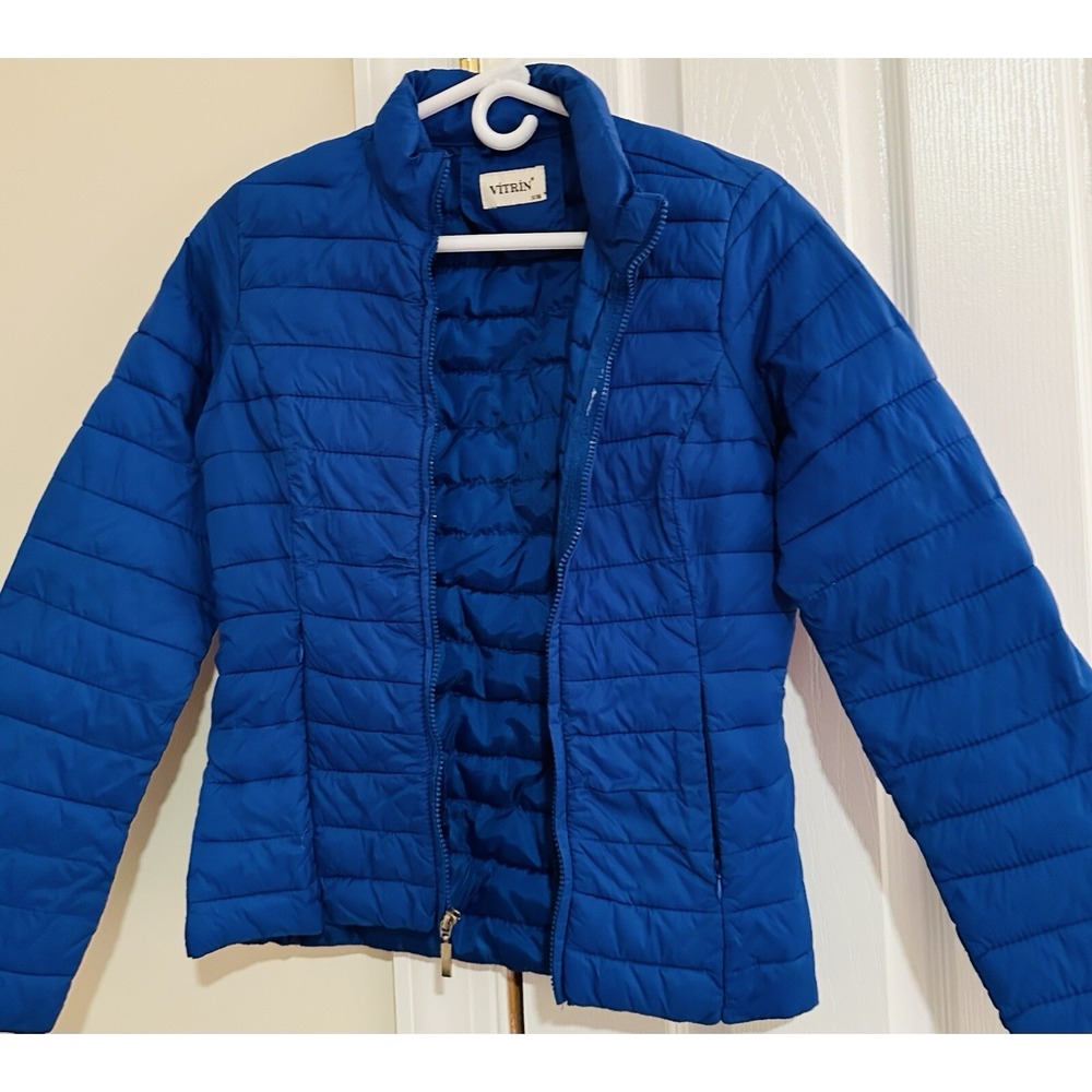 Vitrin Royal Blue Puffer Coat Size‎ Small